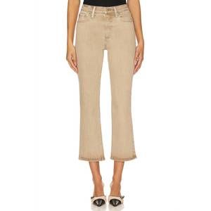 NEW PISTOLA lennon high rise crop boot jeans in mink snow